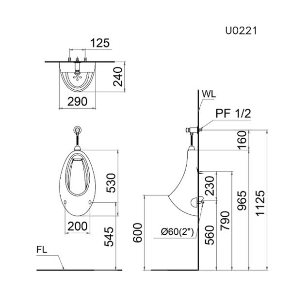 Tiểu Nam Treo Tường Caesar U0221