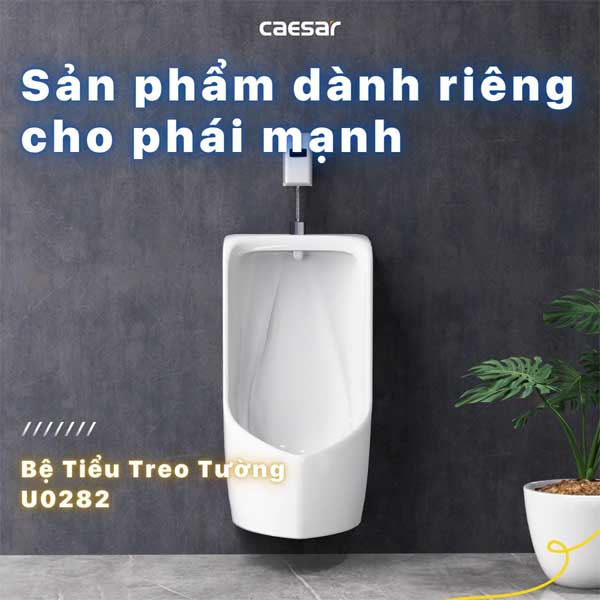 Bệ Tiểu Nam Treo Tường Caesar U0282