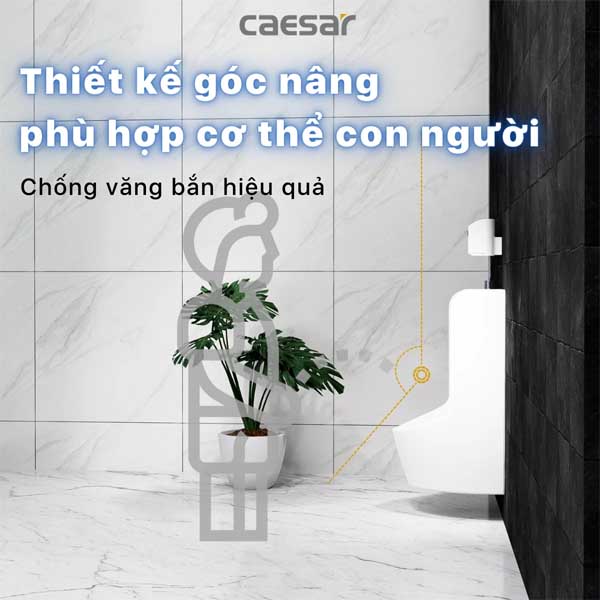 Bệ Tiểu Nam Treo Tường Caesar U0282