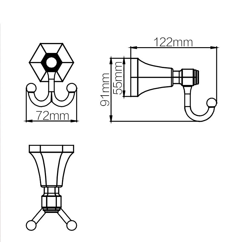 Mắc áo Aqualem GJ0908GD