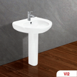 Chậu + chân rửa lavabo Viglacera VI2