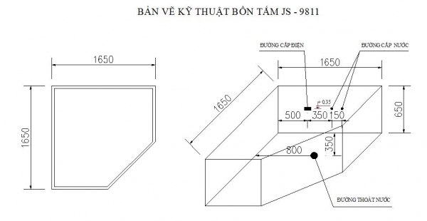 Bồn tắm Massage GOVERN JS 9811