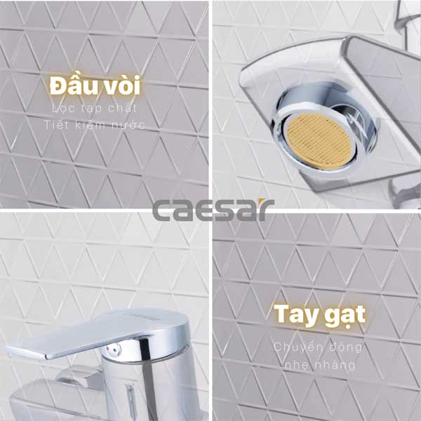 Vòi Sen Tắm Nóng Lạnh Caesar S403C