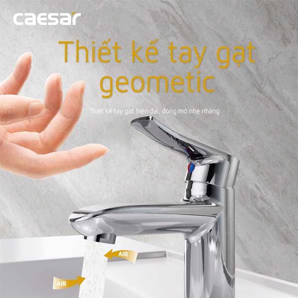 Vòi Rửa Lavabo Nóng Lạnh CAESAR B490CP