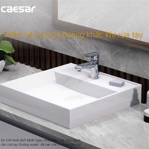 Vòi Rửa Lavabo Nóng Lạnh CAESAR B490CP 5 Vòi Rửa Lavabo Nóng Lạnh CAESAR B490CP