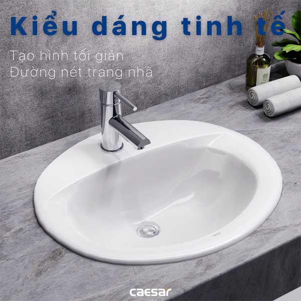 Chậu Rửa Lavabo Dương Bàn Caesar L5018