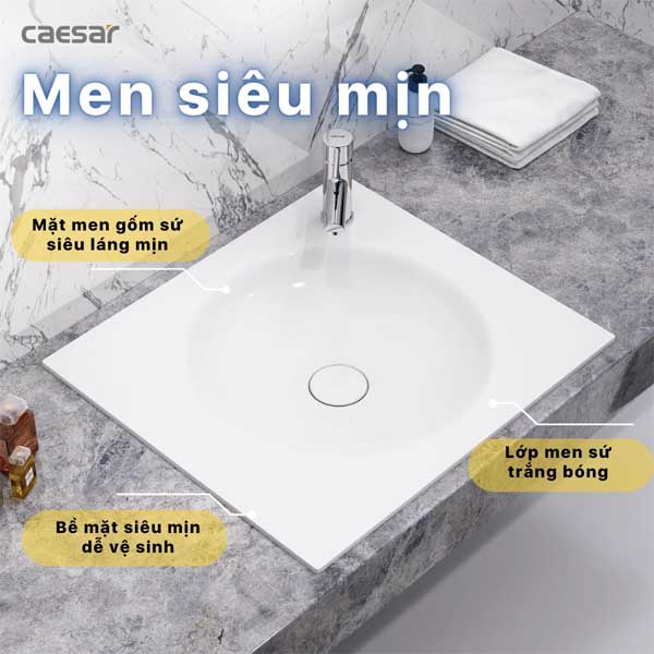 Chậu Rửa Lavabo Dương Bàn Caesar LF5038