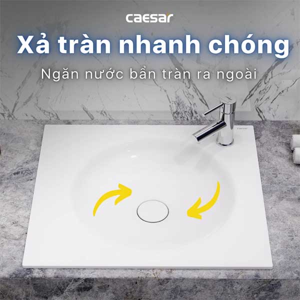 Chậu Rửa Lavabo Dương Bàn Caesar LF5038