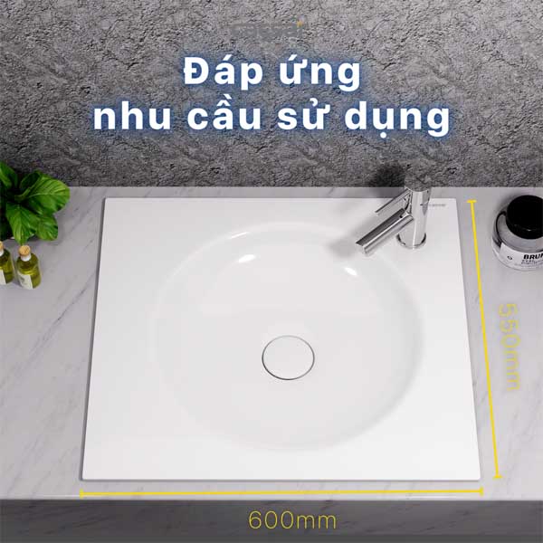 Chậu Rửa Lavabo Dương Bàn Caesar LF5038