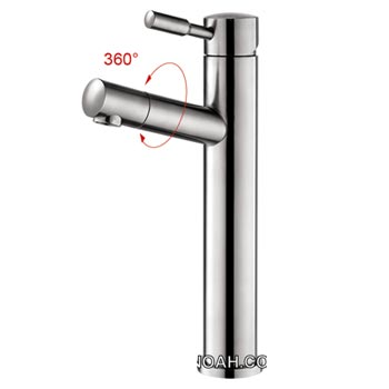 Vòi rửa lavabo nóng lạnh inox 304 Moonoah 512A