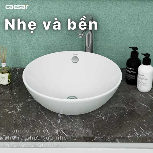 Chậu rửa mặt Lavabo đặt bàn Caesar L5215