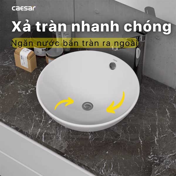 Chậu rửa mặt Lavabo đặt bàn Caesar L5215