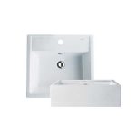 Chậu rửa Lavabo đặt bàn chữ nhật Caesar LF5236