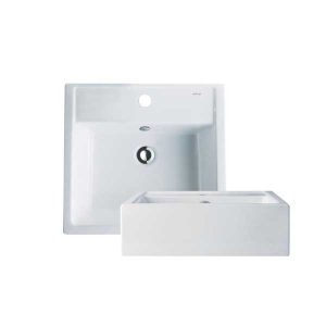 Chậu rửa Lavabo đặt bàn chữ nhật Caesar LF5236