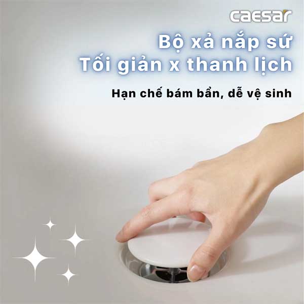 Chậu Rửa Mặt Lavabo Treo Tường ,Đặt bàn CAESAR LF5239S Vòi Phải 