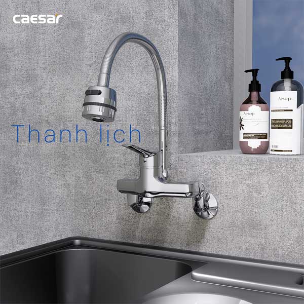 Vòi Rửa Bát Nóng Lạnh Caesar K526C