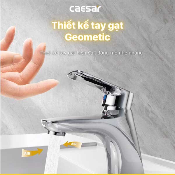 Vòi Rửa Lavabo Nóng Lạnh Caesar B560CU
