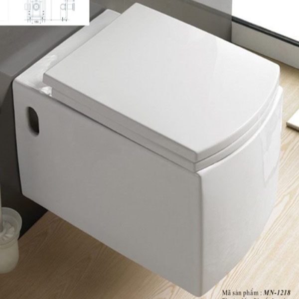 Bàn cầu âm tường Moonoah MN-1218