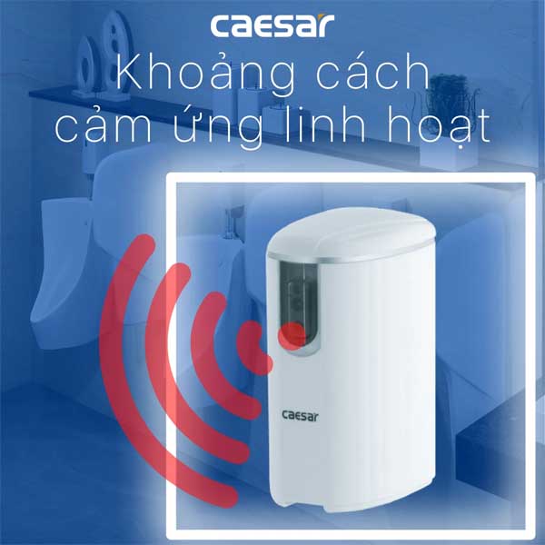 Van xả cảm ứng tiểu nam Caesar A652DC-PW