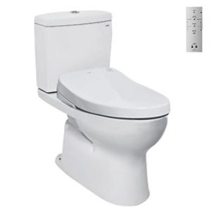 Bồn cầu TOTO CS320PDRW4 nắp điện tử  TCF4731A hai khối thoát ngang
