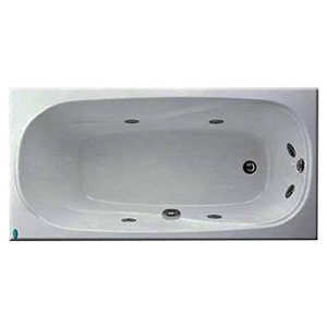 Bồn tắm xây massage không chân yếm CAESAR MT0150
