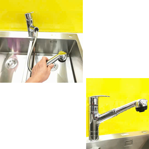 Vòi rửa bát nóng lạnh Sobisung YJ-5705 2 Vòi rửa bát nóng lạnh Sobisung YJ-5705