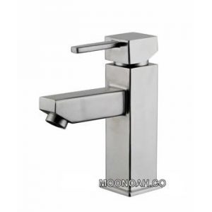Vòi rửa lavabo nóng lạnh inox 304 Moonoah 524