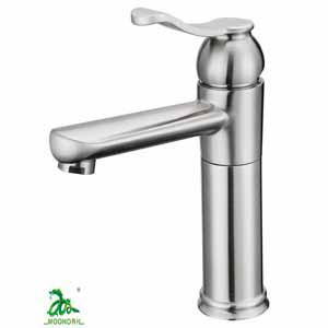 Vòi rửa lavabo nóng lạnh inox 304 Moonoah MN-016