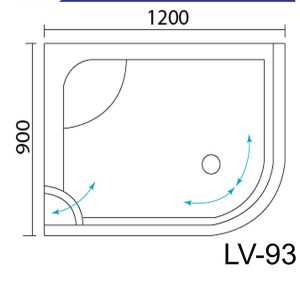 Bản vẽ kĩ thuật Phòng tắm vắt Khính Nofer LV - 93