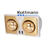 Đèn sưởi 2 bóng treo tường Kottmann K2B-H