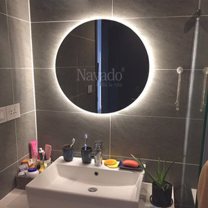 Gương tròn đèn Led hắt Navado 1