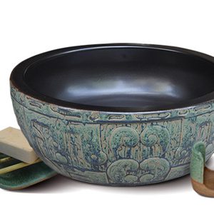 Chậu rửa mặt bằng sứ KanLy SU014