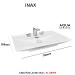 Chậu rửa đặt bàn Inax AL-S630V Đặt Bàn Aqua Ceramic