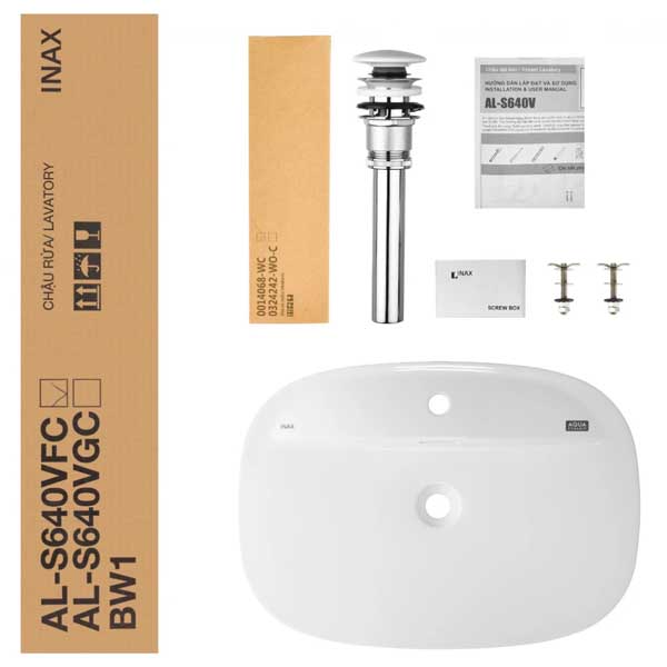 Chậu rửa đặt bàn Inax AL-S640V 