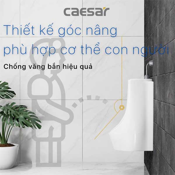 Bệ Tiểu Nam Treo Tường Caesar U0232