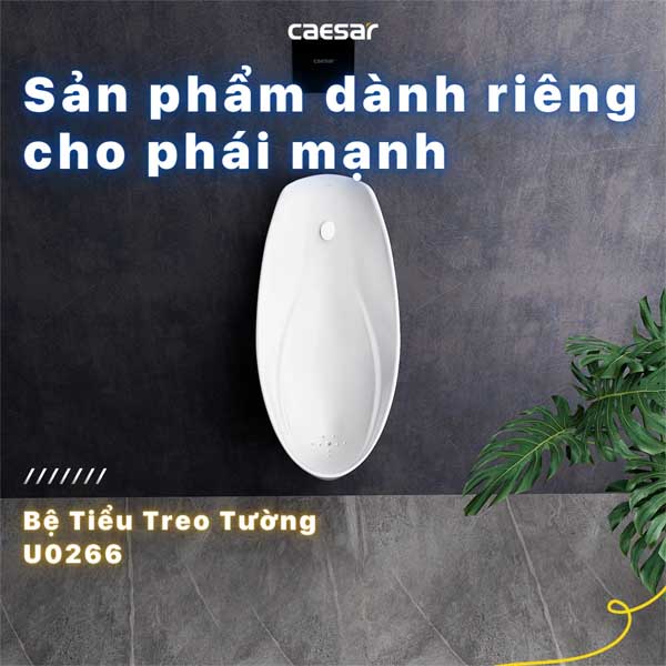 Bồn Tiểu Nam Treo Tường Caesar U0266