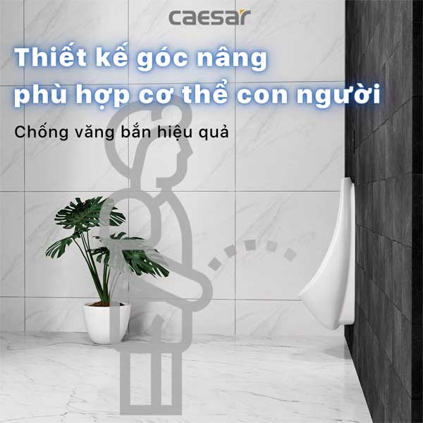 Bồn Tiểu Nam Treo Tường Caesar U0266