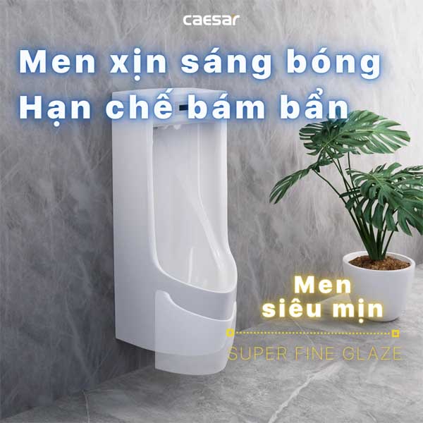 Bộ Tiểu Nam Cảm Ứng Tự Động Treo Tường  Caesar UA0283