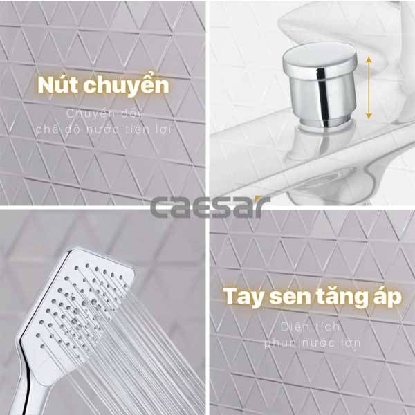 Vòi Sen Nóng Lạnh Caesar S773C