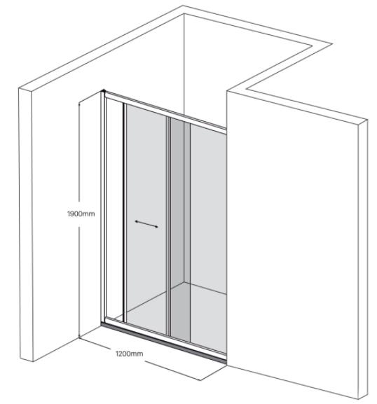 Vách kính tắm Fendi FKP-1X2-5