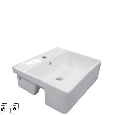 Chậu Lavabo bán âm Vela Hafele 588.64.061