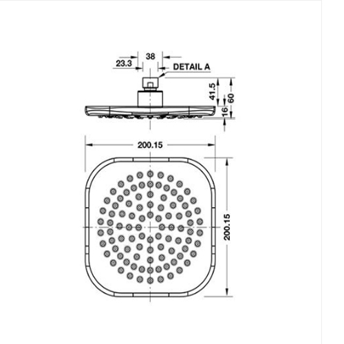 Sen đầu InnoSquare Hafele 485.60.309