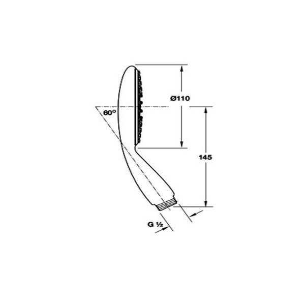 Bản vẽ Tay sen Hafele Hansgrohe Raindance E 589.30.838