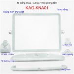 Giải đáp thắc mắc: Gương nhựa dành cho nhà tắm có được không?