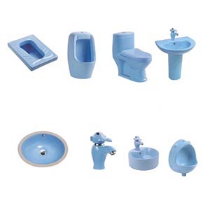 Thiết bị vệ sinh dành cho trẻ mẫu giáo ( màu xanh dương)