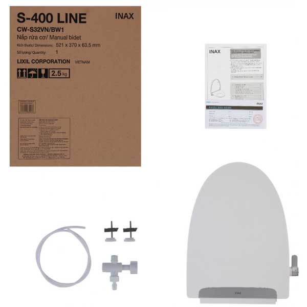 Nắp Bồn Cầu Rửa Cơ INAX CW-S32VN (CWS32VN) 2 Chế Độ