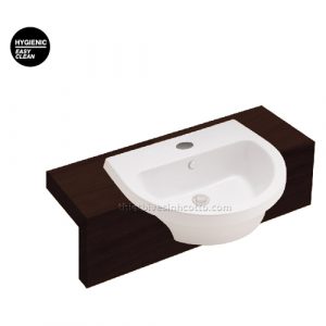 Chậu Lavabo bán âm bàn Cotto C02137