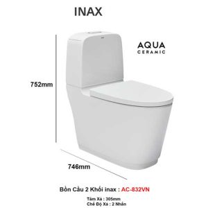 Bồn cầu hai khối Inax AC-832VN