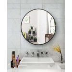 Gương phòng tắm tròn vành thép mạ OPTIMA Milor ML002