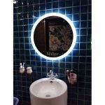 Gương phòng tắm tròn LED trắng 60cm Milor ML006